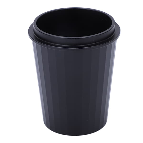 51 mm aluminium espresso doseringskop pulverføder til kaffekværn brygger sort