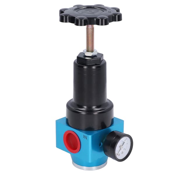 Lufttryksregulator Medium Pneumatisk Reduktionsventil Regulerende Kontrolmåler QTYH‑25 G1