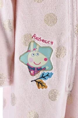 Peppa Pig Dots barn lång pyjamas, overall