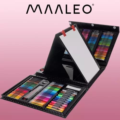 Maalaussetti matkalaukussa - 208 osaa