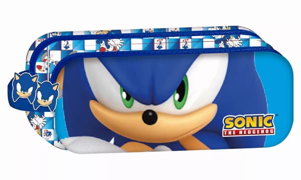 Sonic the Hedgehog Modern 2-rums penalhus 23 cm - Blå