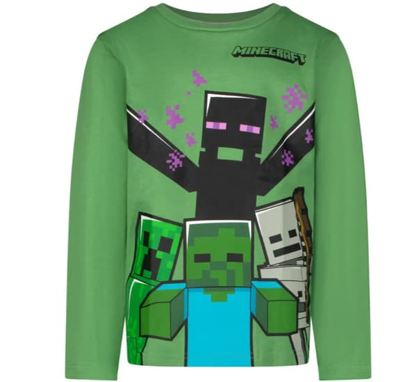 Barn tröja 2 st. Minecraft lång ärm