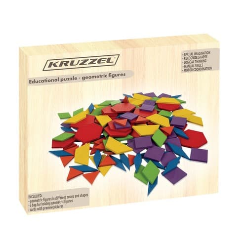 Pedagogiskt pussel - geometriska former