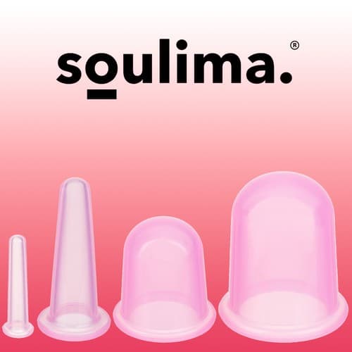 Kiinalaiset silikonikupit hierontalaitteella - setti