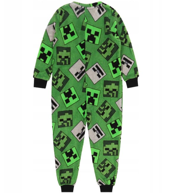 Minecraft lange pyjamas til børn, 3-10 år