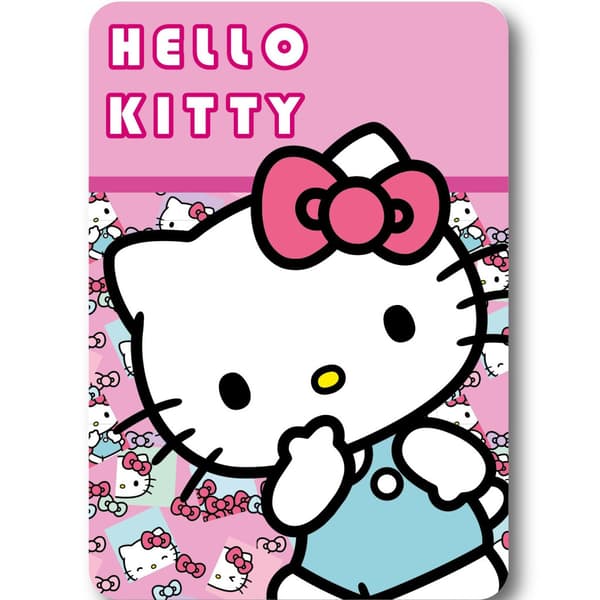 Børnetæppe - Hello Kitty Cutie fleece tæppe 100x140cm