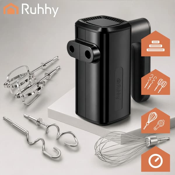 Håndmixer 800 W – 5 hastigheder og turbo