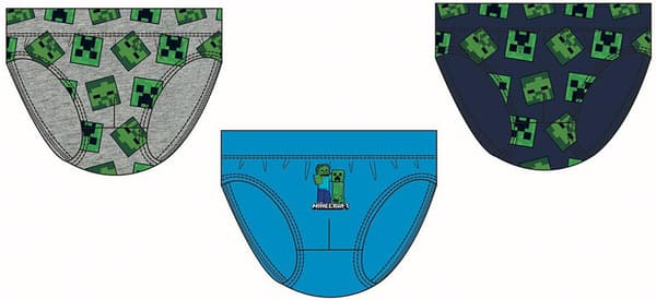 Minecraft børneundertøj, nederdel 3 stk.