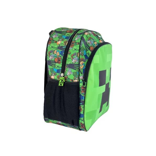 Minecraft Skoletaske 40 cm – Grøn