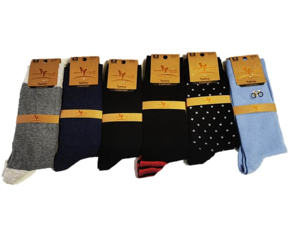 6 Par Herr Strumpor- Socks- Storlek 40-45