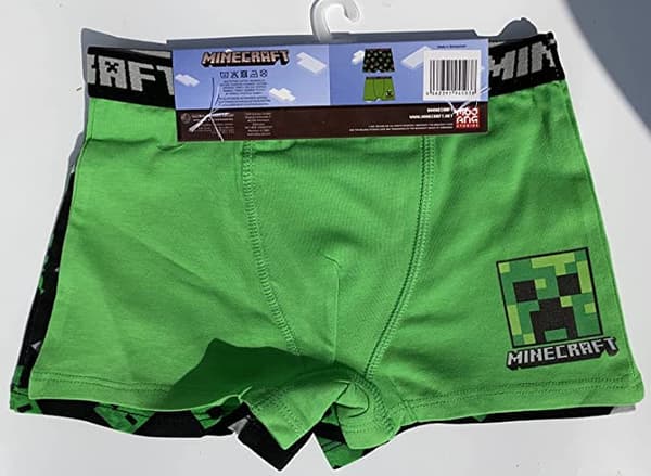 Kalsonger för barn - Minecraft barnkalsonger 2 st/förpackning