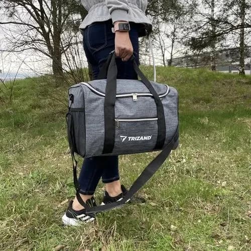 Kuffert 20 L Håndbagage 40 × 25 × 20 cm – Grå