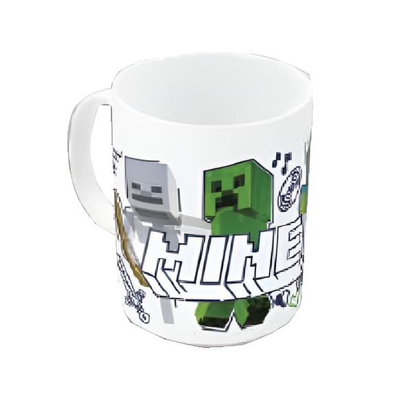 Mugg för barn Minecraft Explore More porslinsmugg 235 ml (8 oz) i presentask