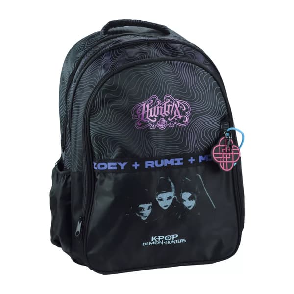 K-pop Demon Hunters skoletaske 46 cm – Sort