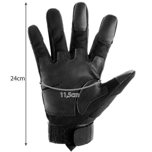 Taktiske handsker XL - sort