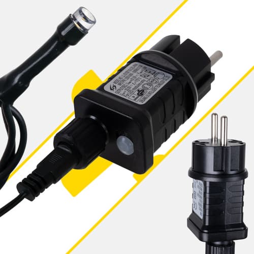Utomhusbelysning 500LED 35m vit