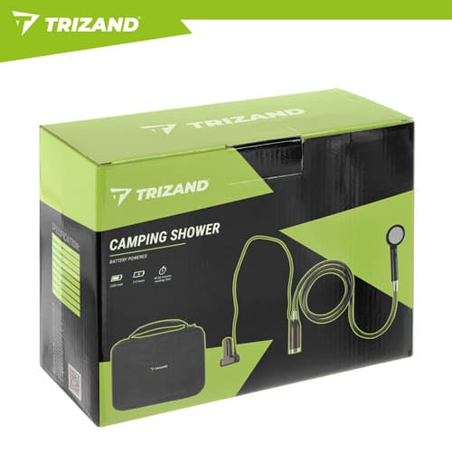Bærbar campingbruser USB 2200mAh - med pumpe