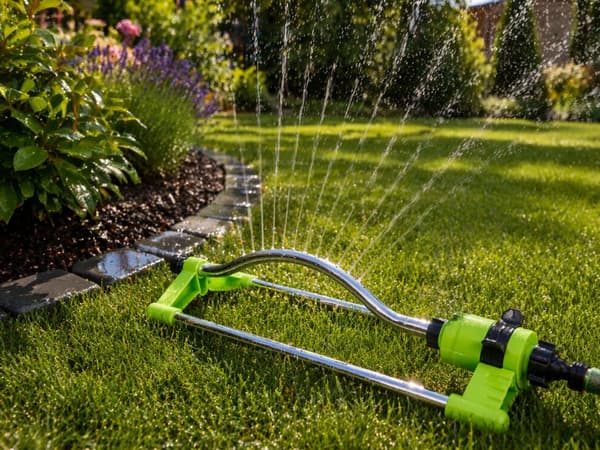 Oscillerende vandsprinkler – 15 dyser, justerbart område