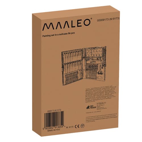 Malesæt i etui 86 dele