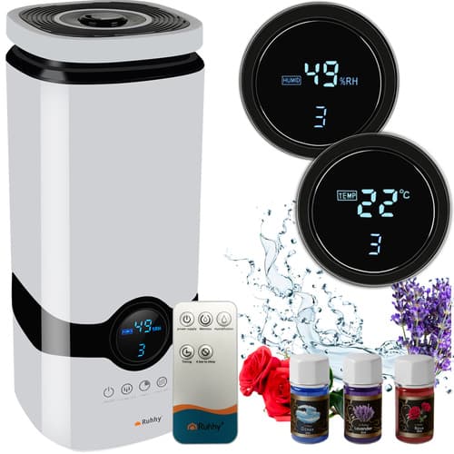 Ultralydsluftfugter 4L med ionisering og aromaterapi