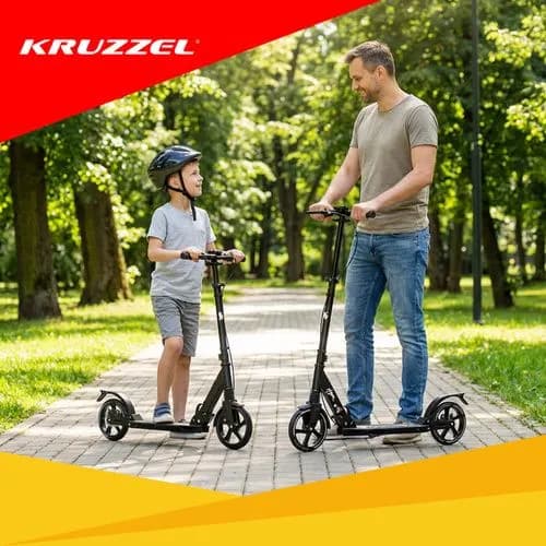 Hopfällbar Sparkcykel 200 mm – Skivbroms & ABEC-9