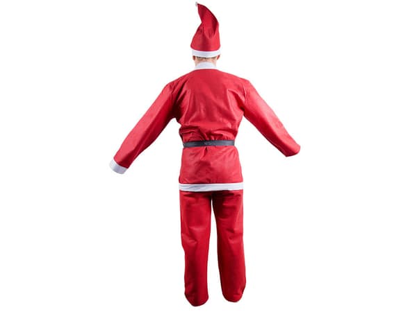 Julemandskostume med skæghat