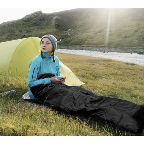 2-i-1 sovsäck för camping – enkel & dubbel