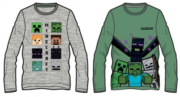 Barn tröja 2 st. Minecraft lång ärm