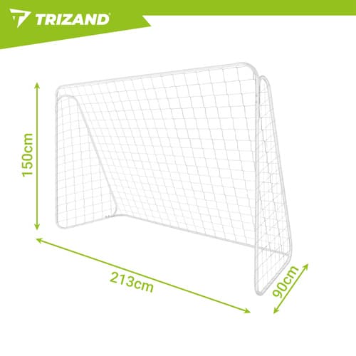 Fodboldmål 213x150 cm – Metalmål med net