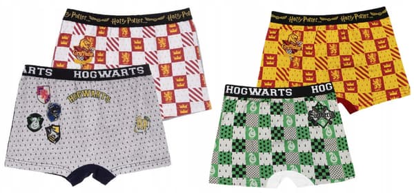 Alusvaatteet, 4 kpl - Harry Potter -bokserit lapsille