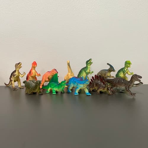 Dinosauriefigurer 12-pack – leksaksdinosaurier barn