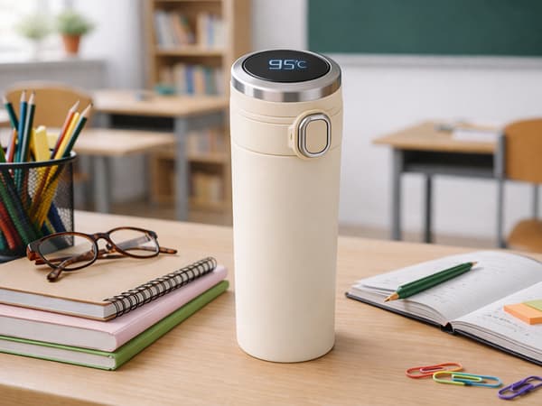 Termosmuki 400 ml lämpötilanäytöllä - älykäs termospullo