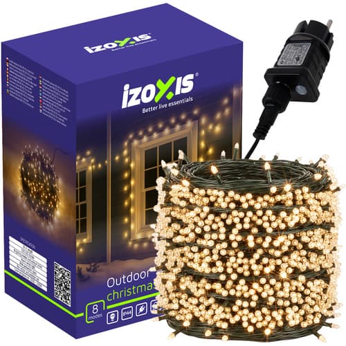 Udendørsbelysning 500LED 35m hvid