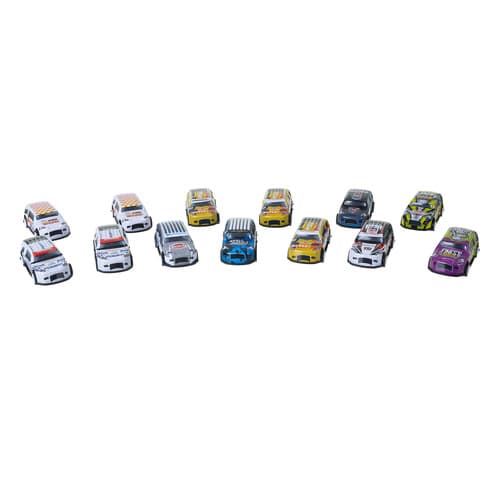 Motoriserede biler i kuffert, 50 stk. 26603