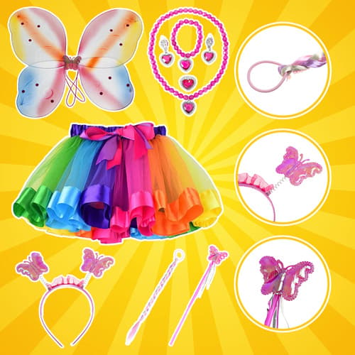 Sommerfuglekostume 6 dele