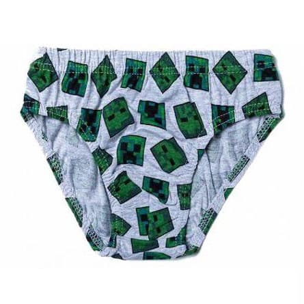 Minecraft børneundertøj, nederdel 3 stk.