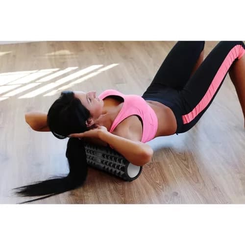 Yogarulle - massagerulle (svart) 23570
