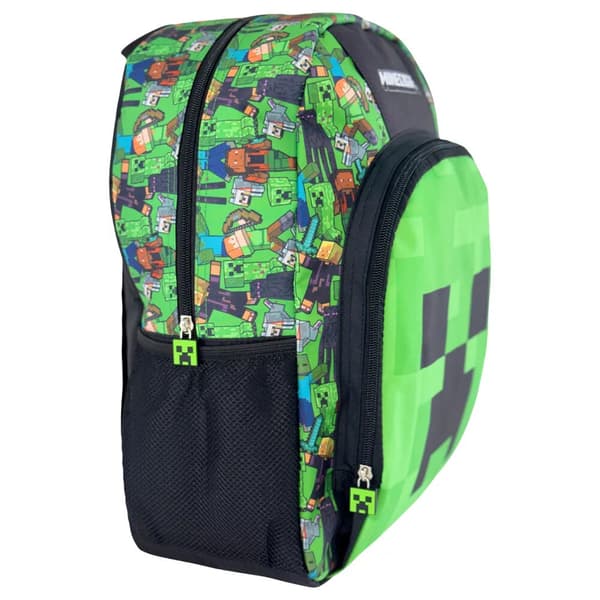 Minecraft Skoletaske 42 cm – Grøn