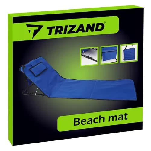 Strandmatta med Ryggstöd & Kudde – Vikbar