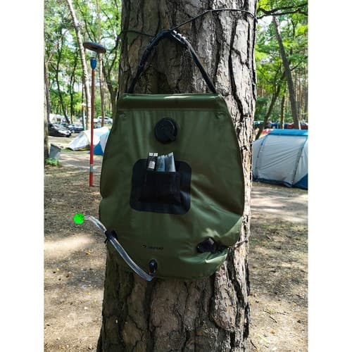 Solbruser 20L med termometer til camping og have