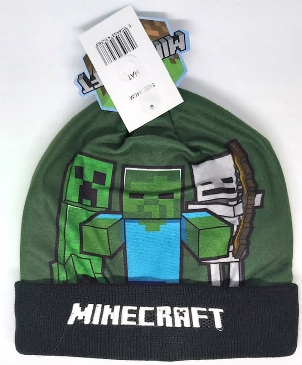 Minecraft børnehue 54-56 cm