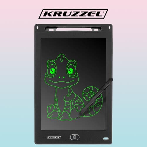 Tegnetablet 12" sort KRUZZEL 22456