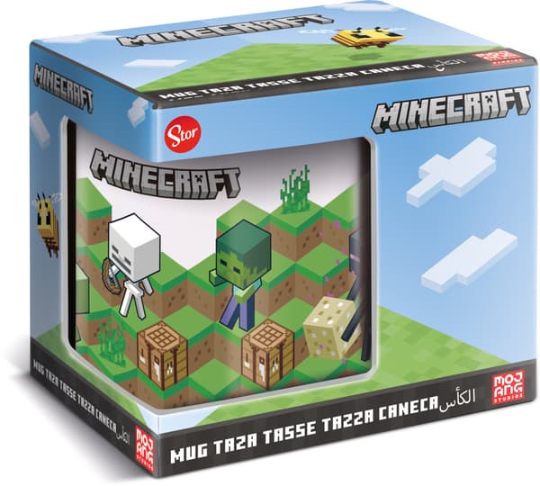 Barnmugg - Minecraft TNT Boom porslinsmugg 325 ml (11 oz) i presentask