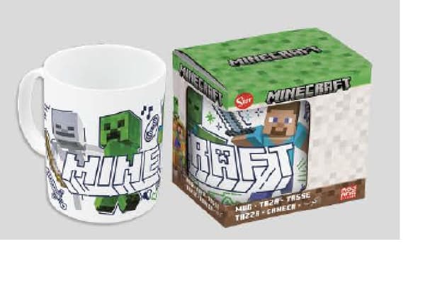 Mugg för barn Minecraft Explore More porslinsmugg 235 ml (8 oz) i presentask