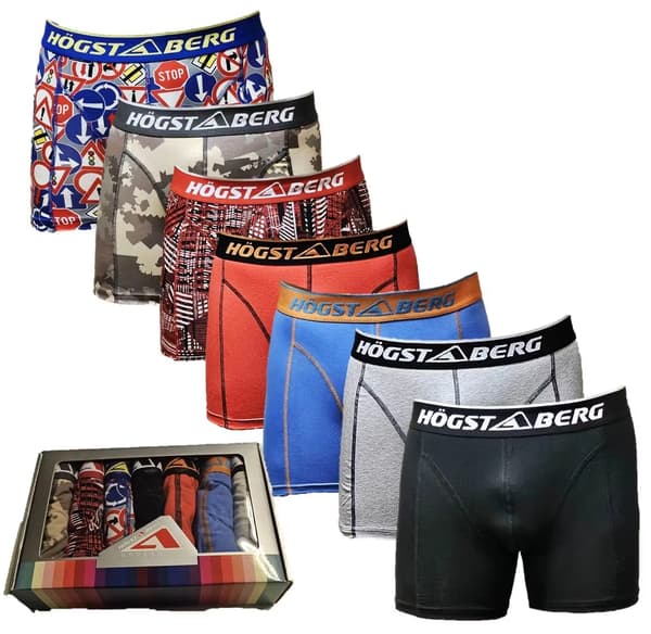 7 Pack Högstaberg Boxer Briefs