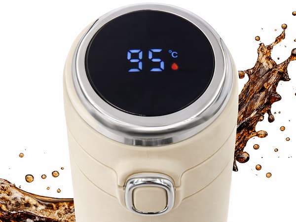 Termosmugg 400 ml med temperaturdisplay – smart termos