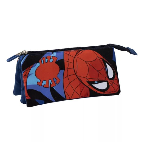 Superman Attack Spiderman penalhus med 3 rum 23 cm - sort