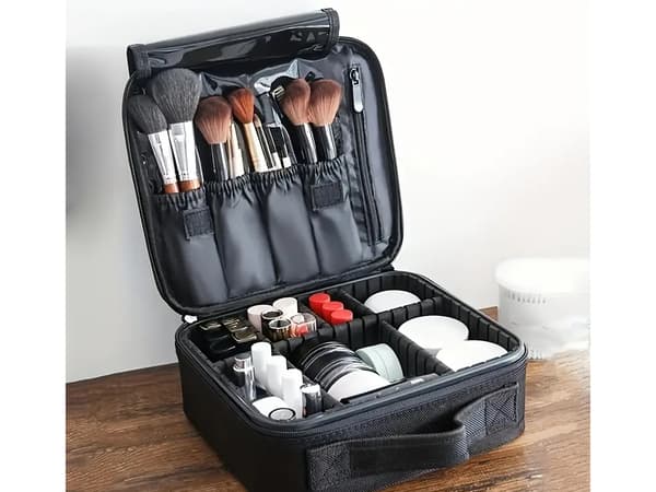 Makeuptaske, rejsearrangør, kiste, kuffert