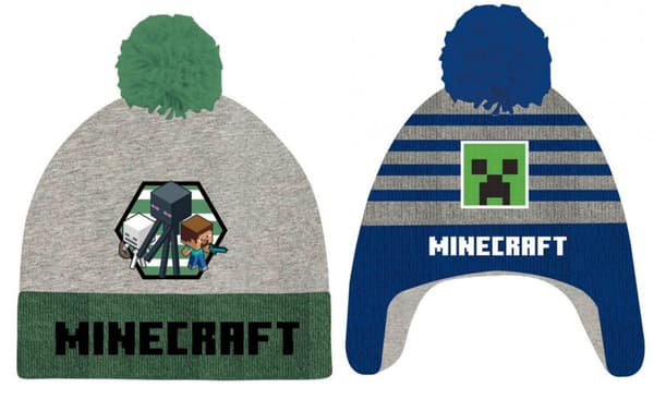 Barnmössa 2 st. Storlek 52-54 cm -Minecraft