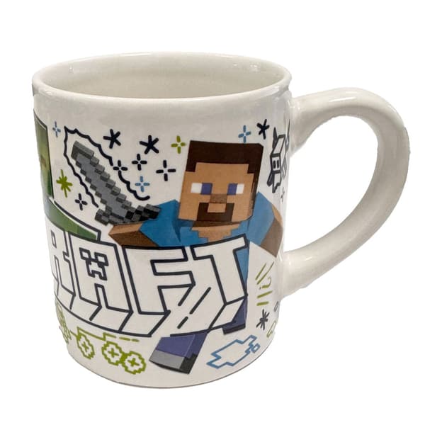 Mugg för barn Minecraft Explore More porslinsmugg 235 ml (8 oz) i presentask